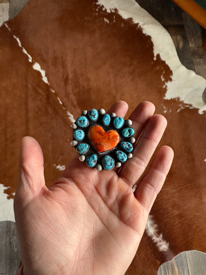 Fire Heart Ring (Sz 10)